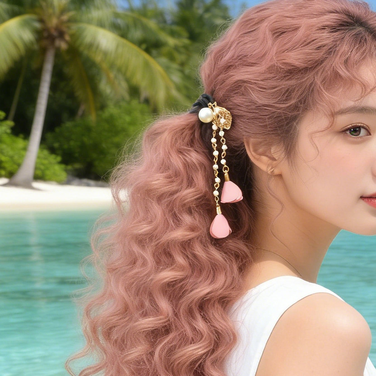 Pearl Chain Hair Accessory