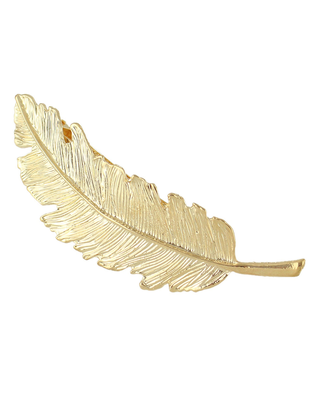 Gold & Silver Feather Hair Grips