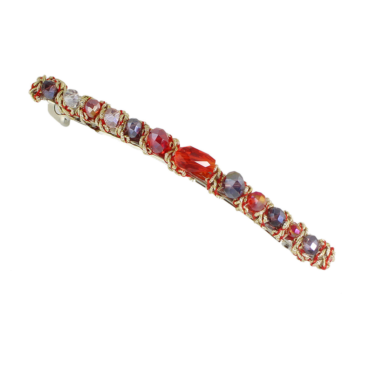 Luxury Handmade Colorful Acrylic Beads Hair Clips