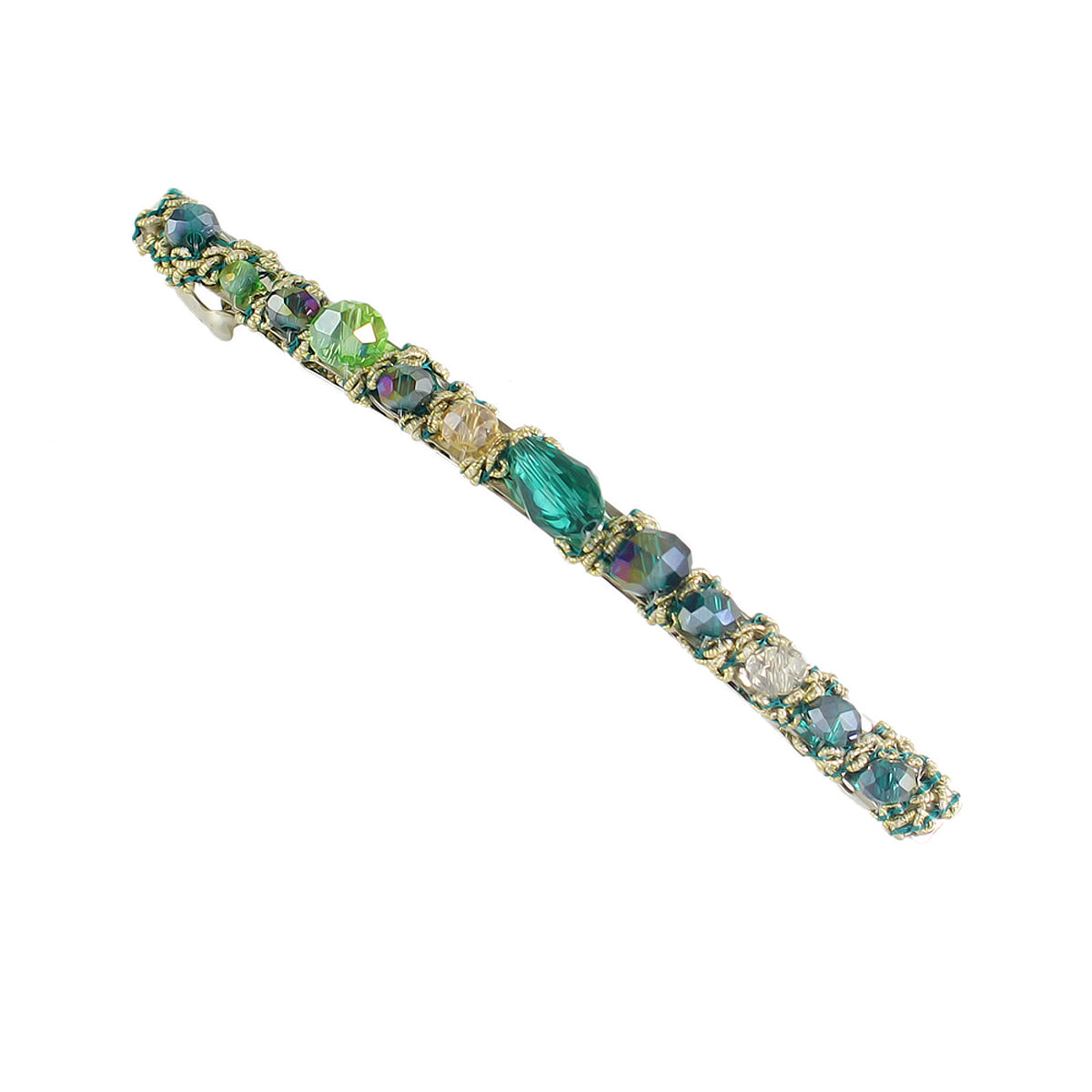 Luxury Handmade Colorful Acrylic Beads Hair Clips