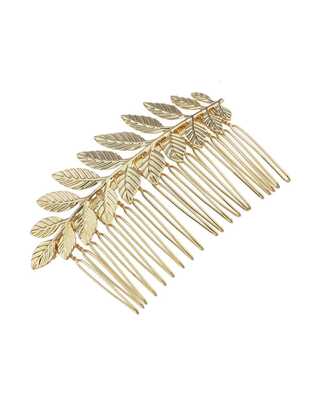 Costume Hair Accessories Gold Silver Leaf Hair Comb Hair