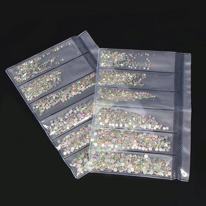 Rhinestones for Bedazzling, 3456Pcs Nail Gems, Crystal AB