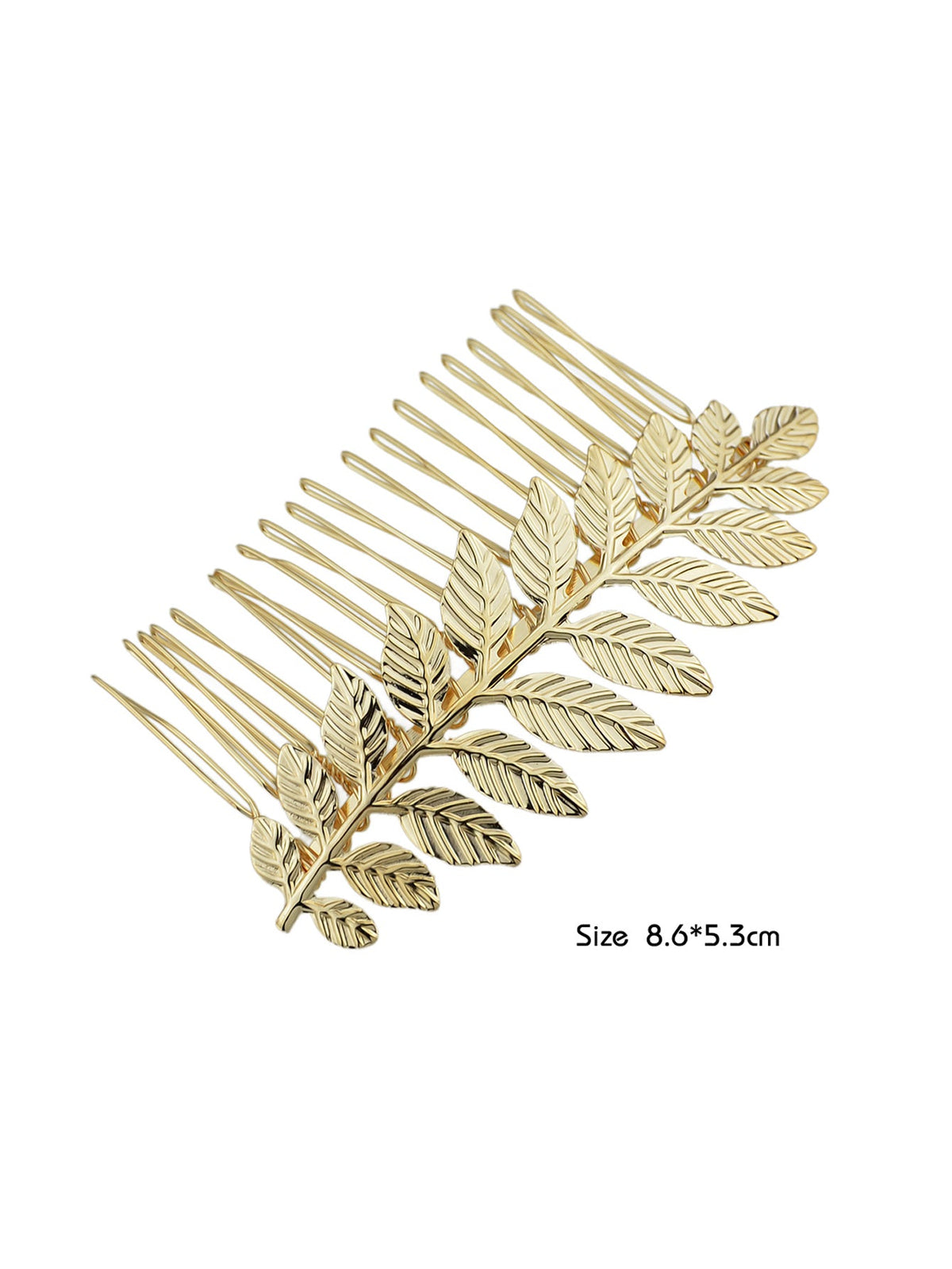 Gold & Silver Leaf Hair Comb