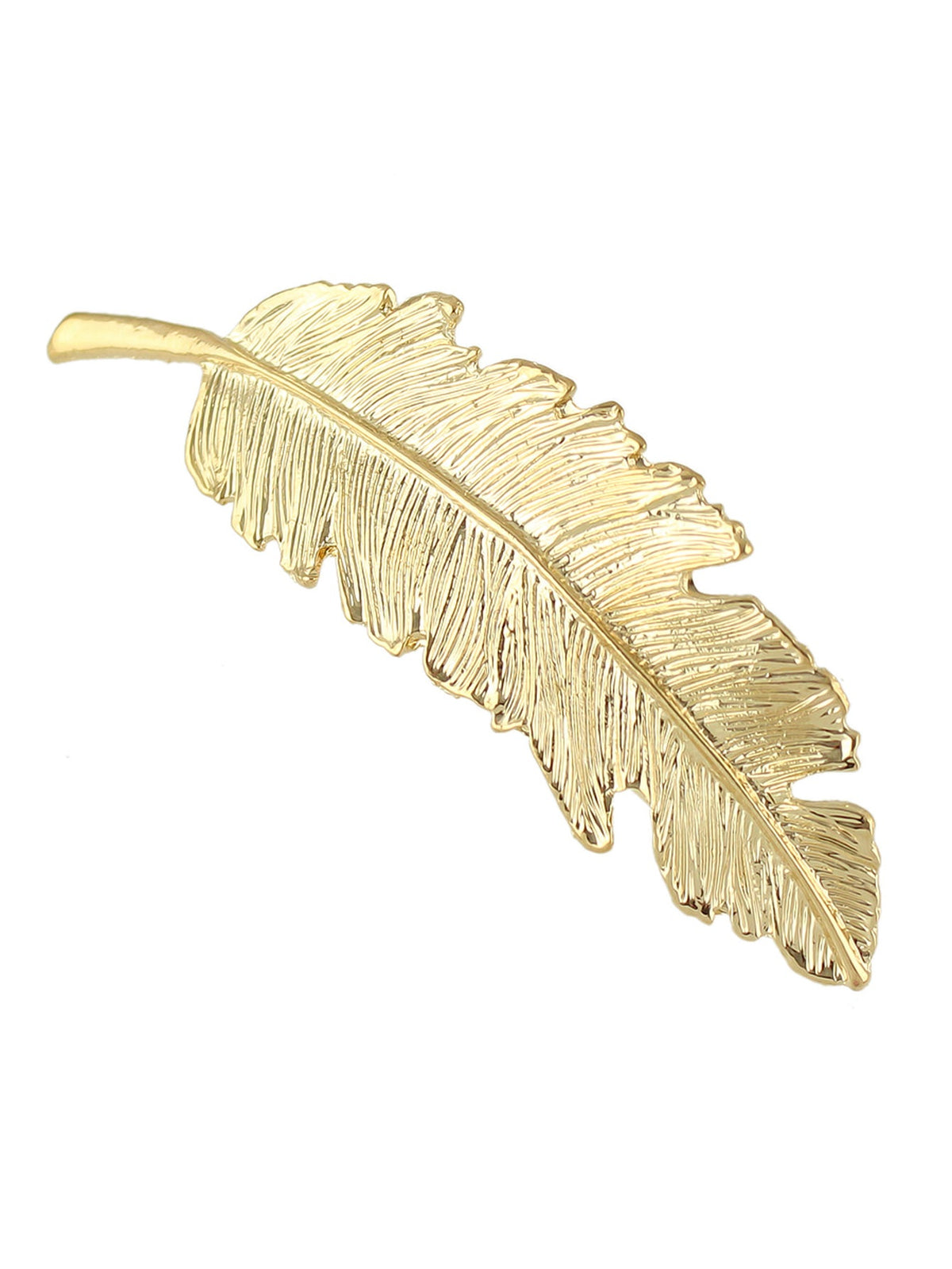 Hair Accessories Gold Silver Feather Metal Hairgrips Hair