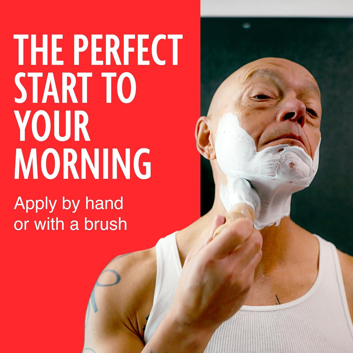 Caffeinated Shaving Cream - Shea Butter + Spearmint Antioxidant Shaving Cream with Caffeine - Clean Formula for a Hydrating, Redness Reducing + Irritation-Free Shave (7 Oz)