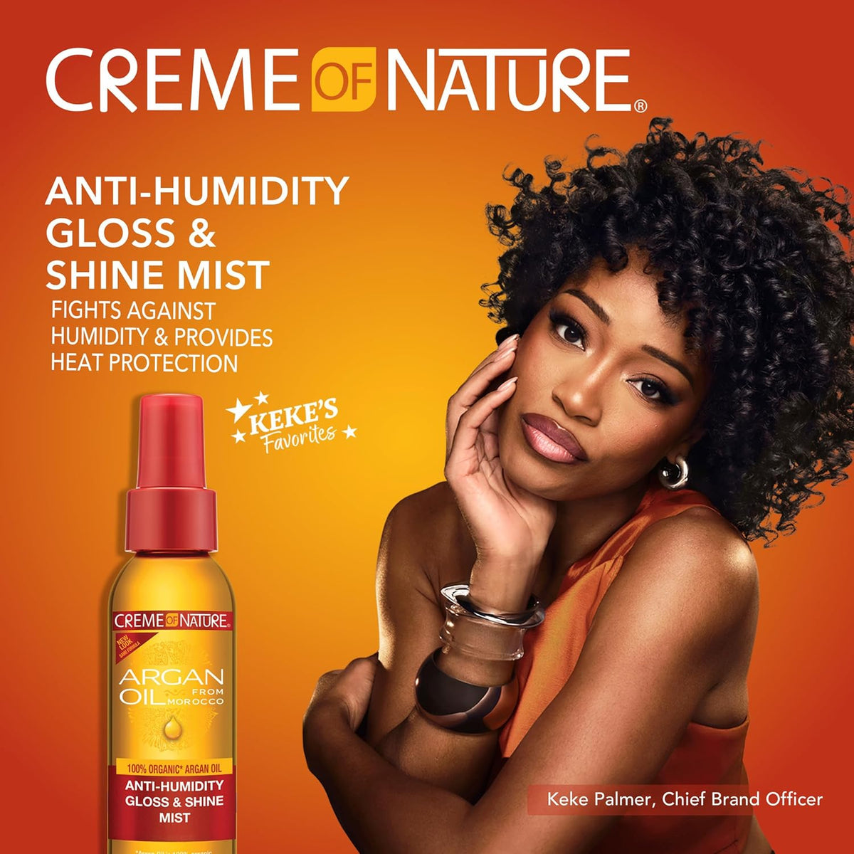 Argan Oil from Morocco Anti-Humidity Gloss & Shine, 4 Oz