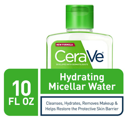 Micellar Water, Hydrating Facial Cleanser & Eye Makeup Remover, 10Oz
