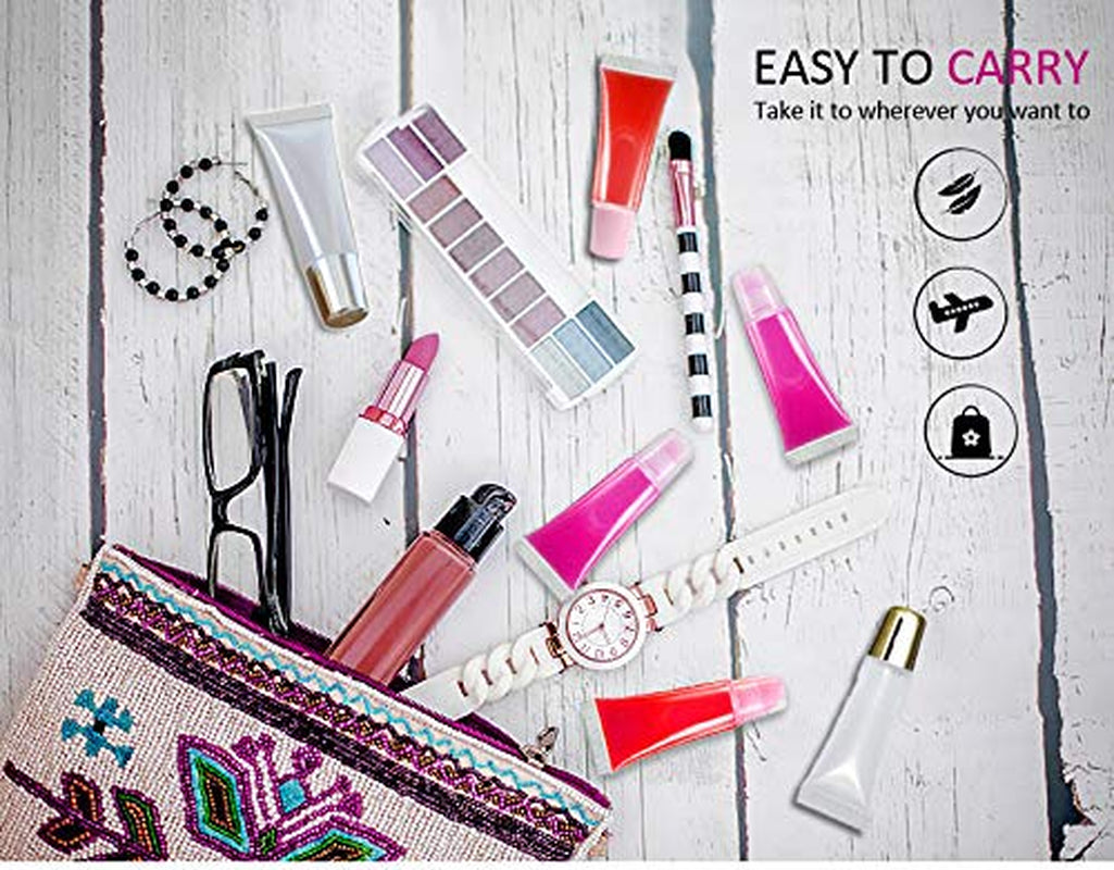 50PCS Empty 20Ml Black Cap Lip Gloss Tubes for Lipgloss Base