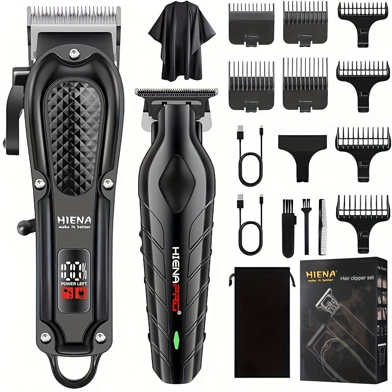 Men's Electric Hair Clipper with LCD Display