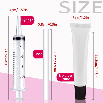 50PCS Empty 20Ml Black Cap Lip Gloss Tubes for Lipgloss Base