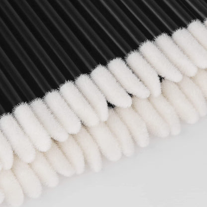 500PCS Disposable Lint Free Lip Wands Applicators, Black