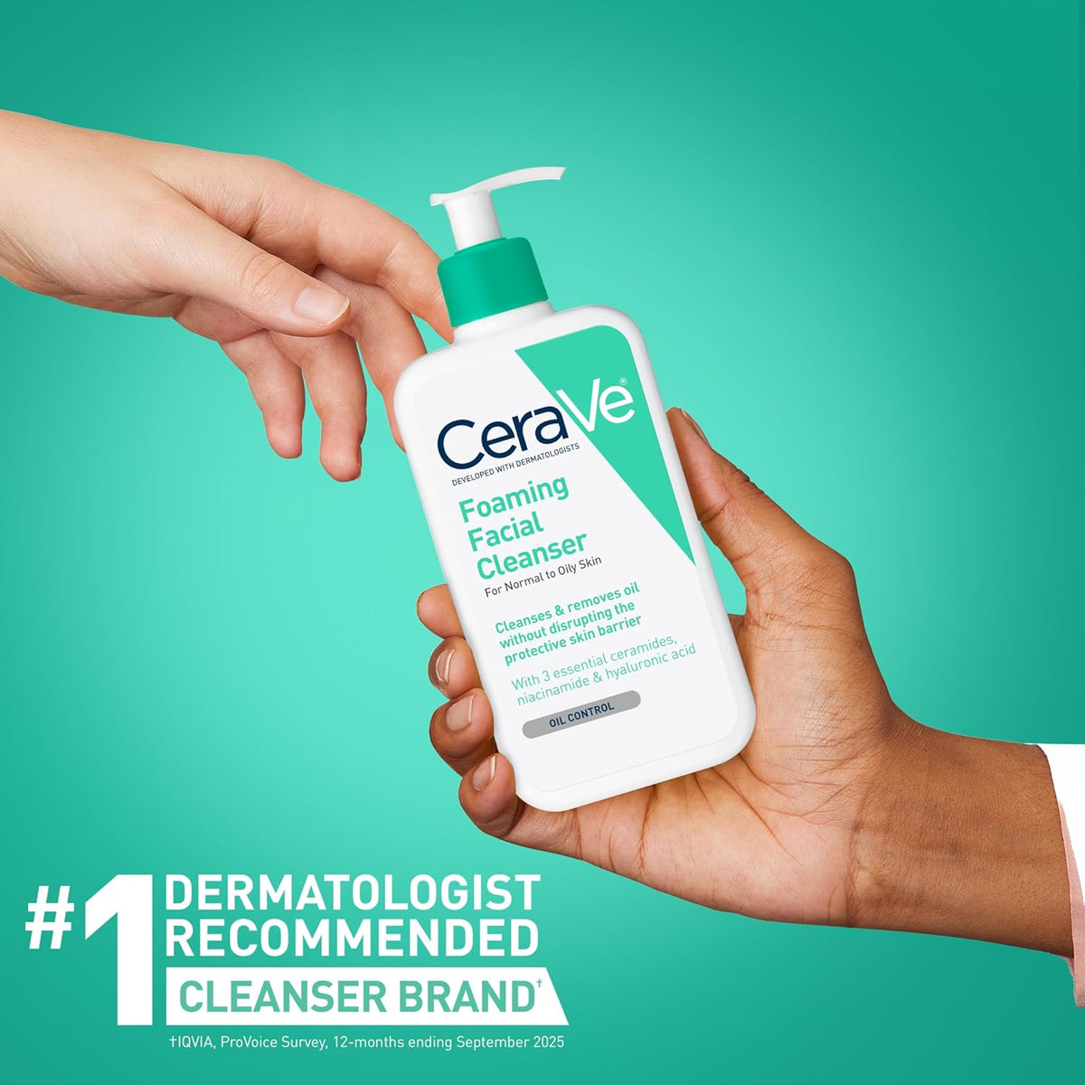 Foaming Facial Cleanser, Gentle Cleanser for Oily Skin, 16Fl Oz
