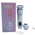 2-in-1 Electric Razor for Women Painless Bikini Trimmer