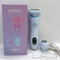 2-in-1 Electric Razor for Women Painless Bikini Trimmer