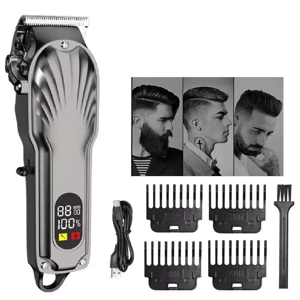Hair Clipper And Beard Trimmer USB Cordless Tool for Men