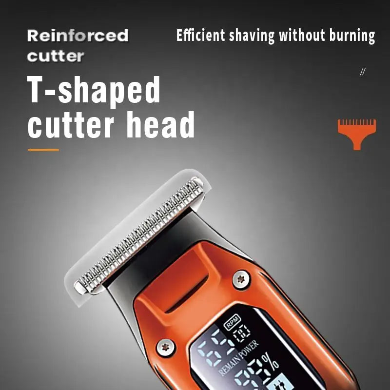Professional Hair Clipper & Trimmer Rechargeable Barber