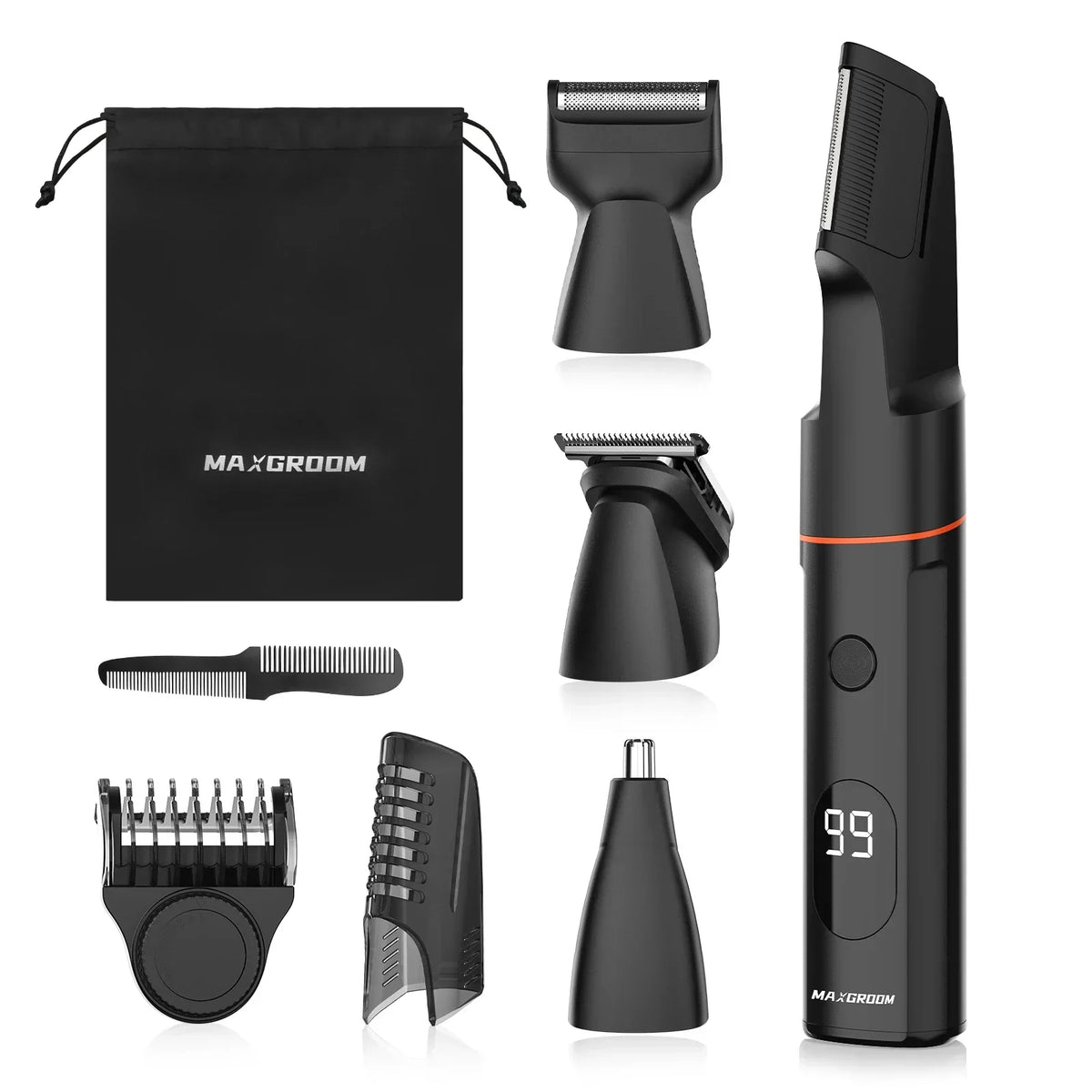 4 in 1 Body Hair Trimmer Kit for Men Waterproof Electric