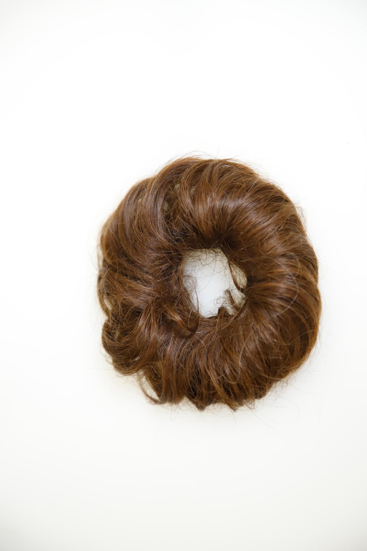 Donut Scrunchie Hair Extension – Real Hair Bun Maker for