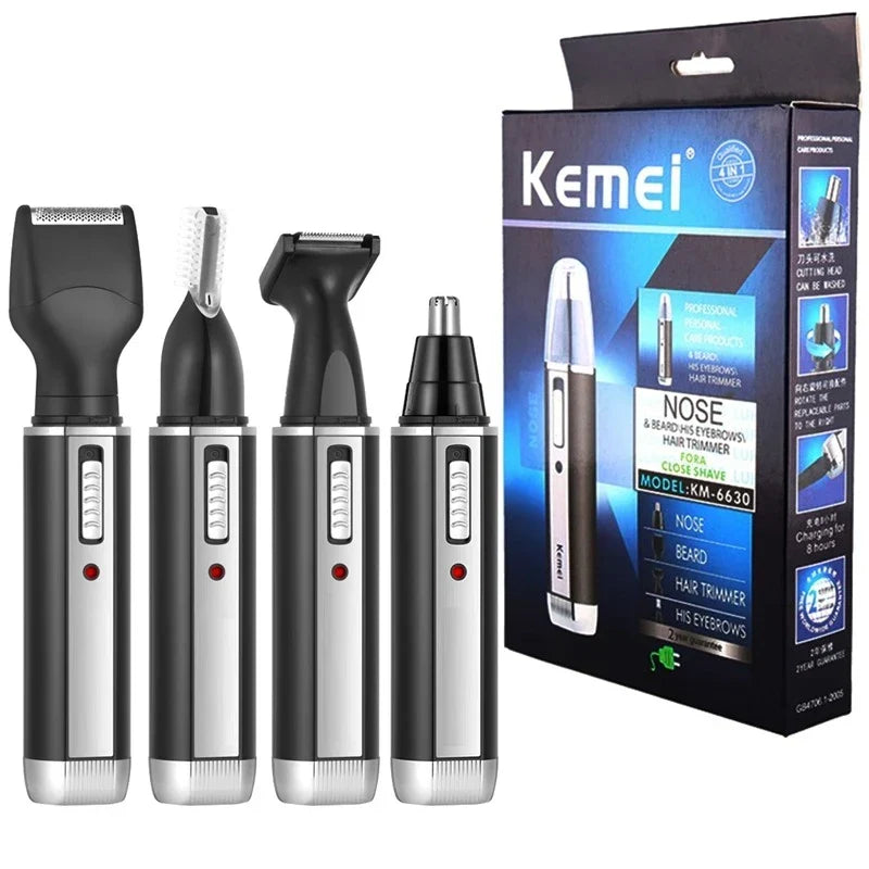 Rechargeable 4-in-1 Micro Hair Trimmer Electric Shaver