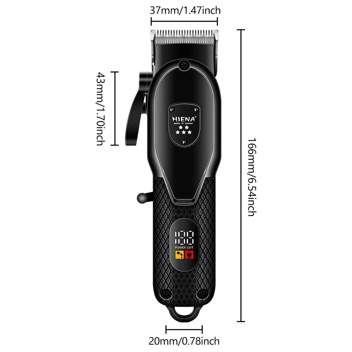 Professional Cordless Hair Clipper Set Wet & Dry Grooming