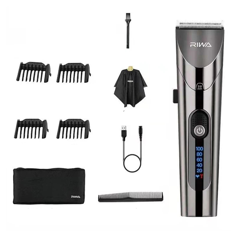Washable Rechargeable Hair Clipper Professional Barber