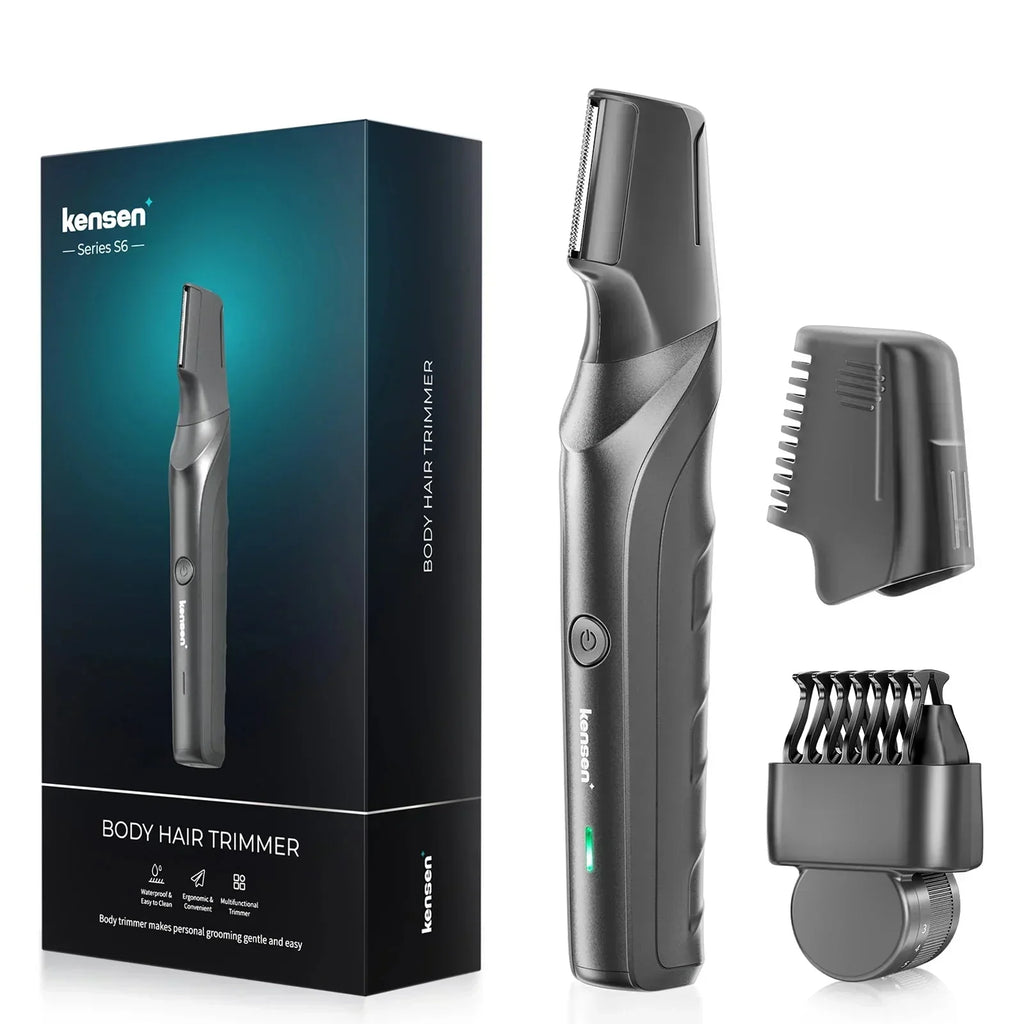 Electric Body Hair Trimmer IPX5 Waterproof Groomer
