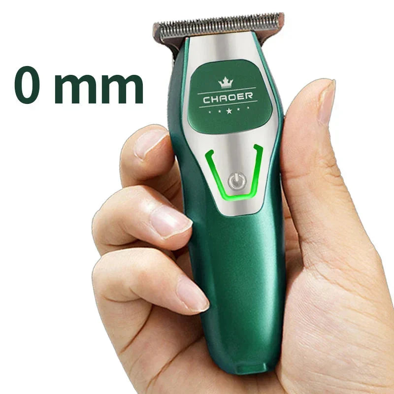 Professional Cordless Hair Clipper T Blade 0mm Bald