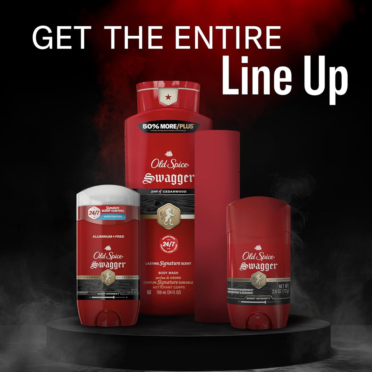 Antiperspirant Deodorant for Men, Swagger Scent, 2.6 Oz