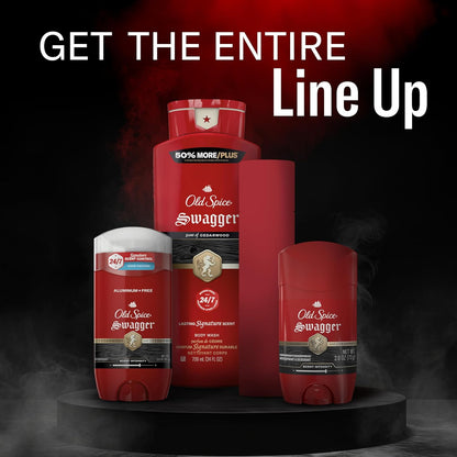 Antiperspirant Deodorant for Men, Swagger Scent, 2.6 Oz