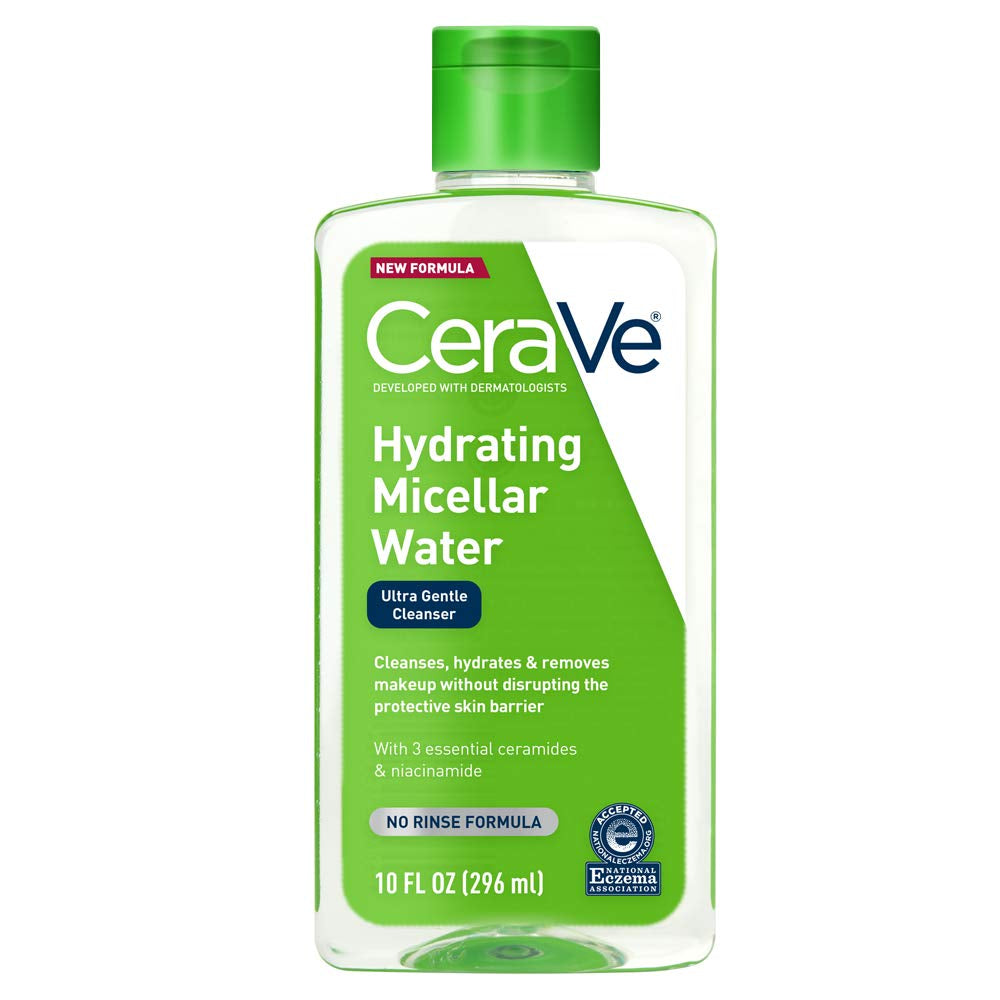 Micellar Water, Hydrating Facial Cleanser & Eye Makeup Remover, 10Oz
