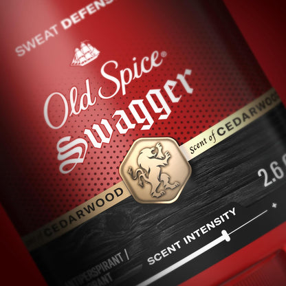 Antiperspirant Deodorant for Men, Swagger Scent, 2.6 Oz