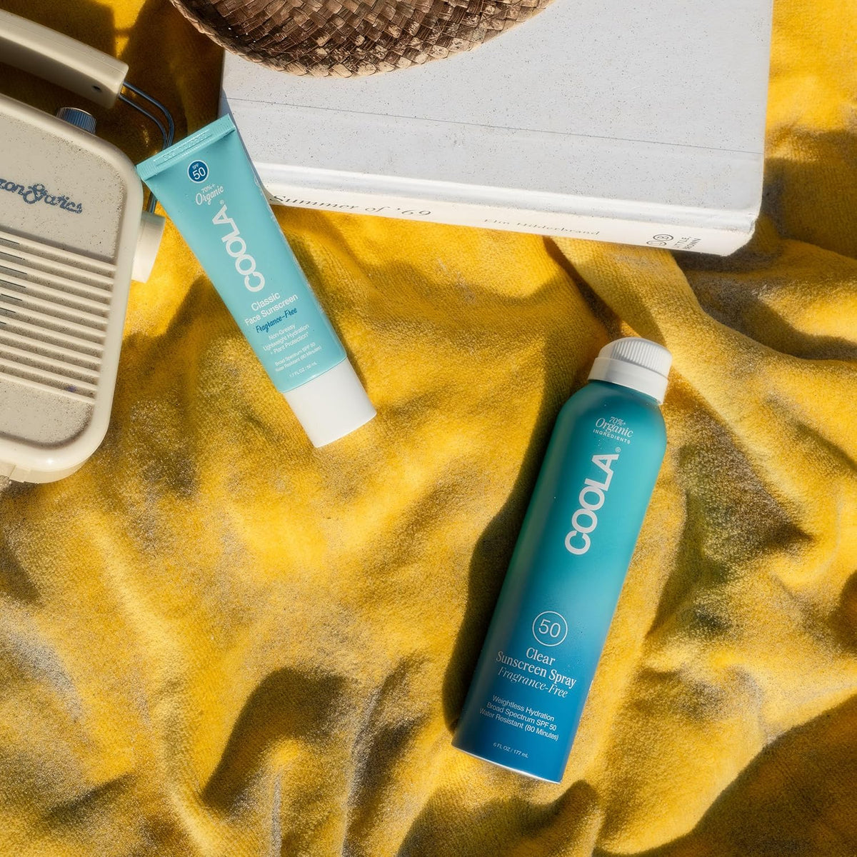 COOLA Face Sunscreen SPF 50 Lotion, Fragrance Free, 1.5 Oz