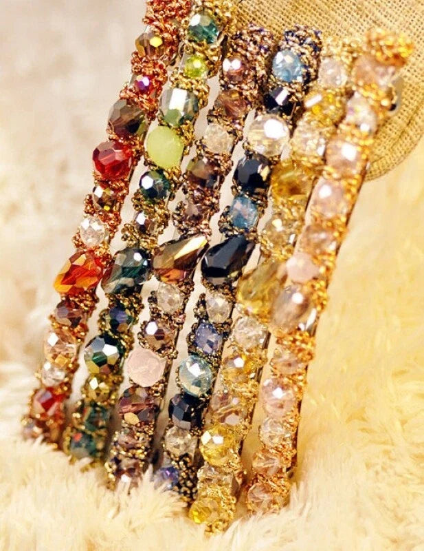 Luxury Handmade Colorful Acrylic Beads Hair Clips